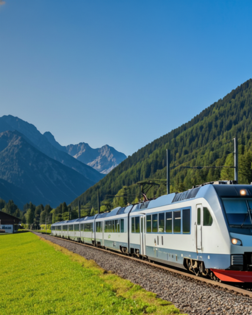 Zugreise durch die Kärntner Berge